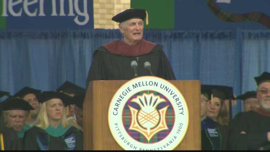 Carnegie Mellon University invited Alan Alda to be the keynote speaker at commencement ceremonies for the Class of 2015.