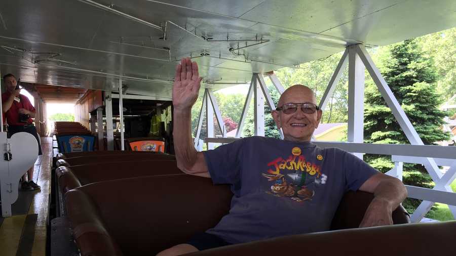 Kennywood’s Jack Rabbit roller coaster celebrates its 95th birthday this week, and is doing so with the help of its biggest fan: Vic Kleman.
