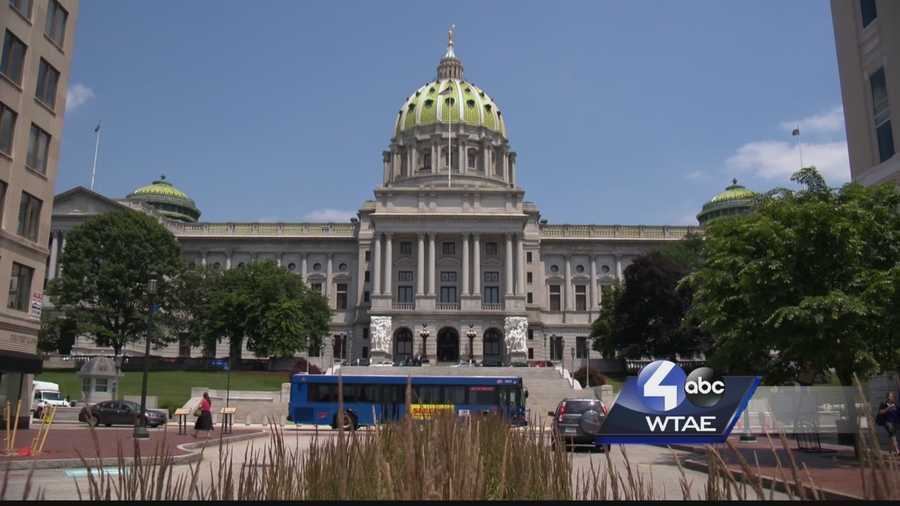 The Pennsylvania state Capitol in Harrisburg.