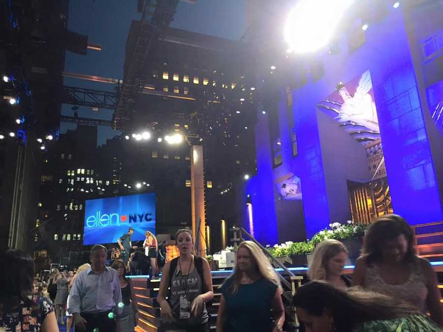 Photos Contest winner travels to NYC for live taping of The Ellen