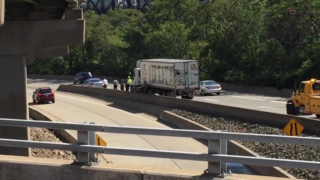 Tractor-trailer Hits Pedestrian On Parkway East