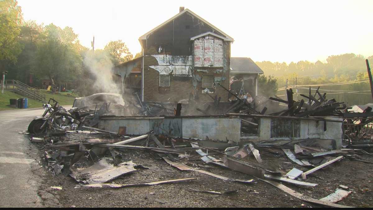 Fire destroys home in Cecil Township