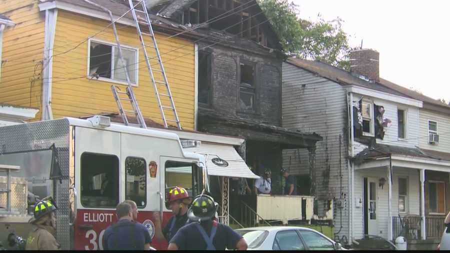 Fire damages multiple houses in Elliott