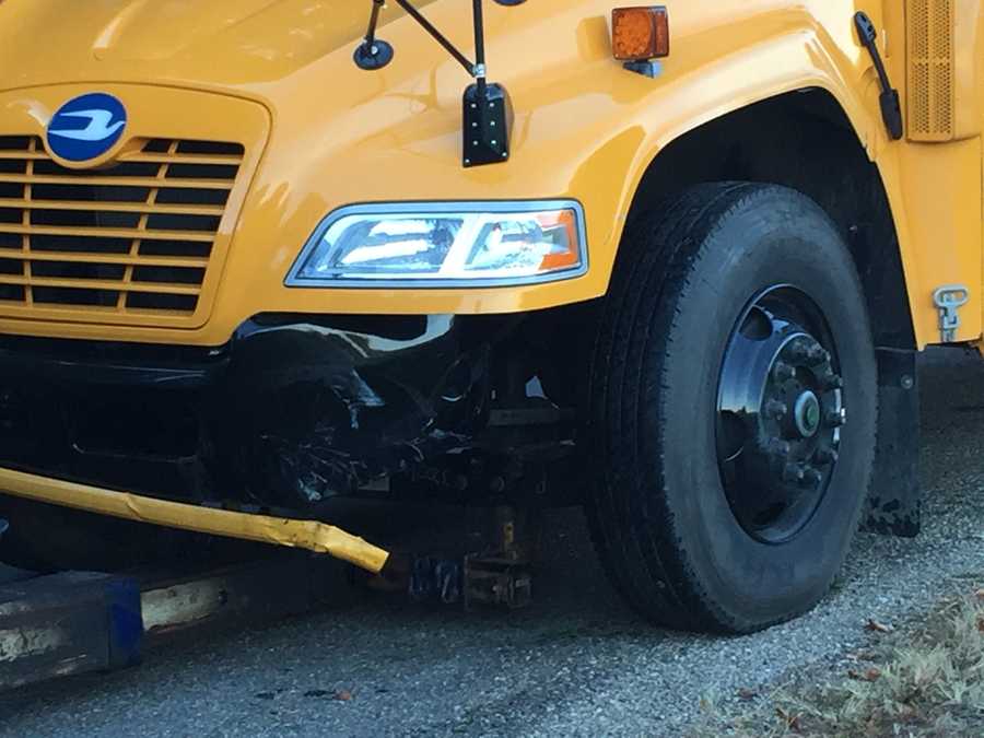 Photos School bus crash in Richland Township