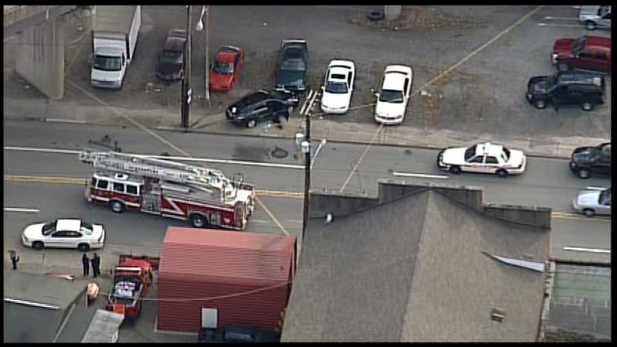 Photos Fatal shooting and crash in McKeesport