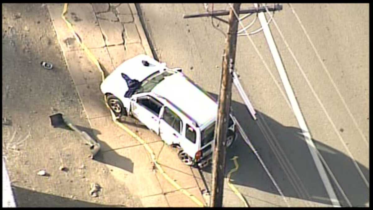Photos Fatal shooting and crash in McKeesport