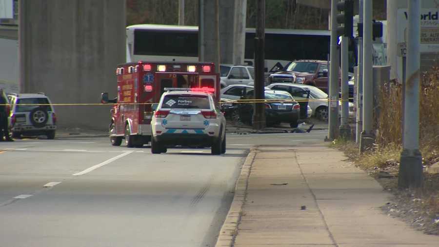 Photos Fatal shooting and crash in McKeesport