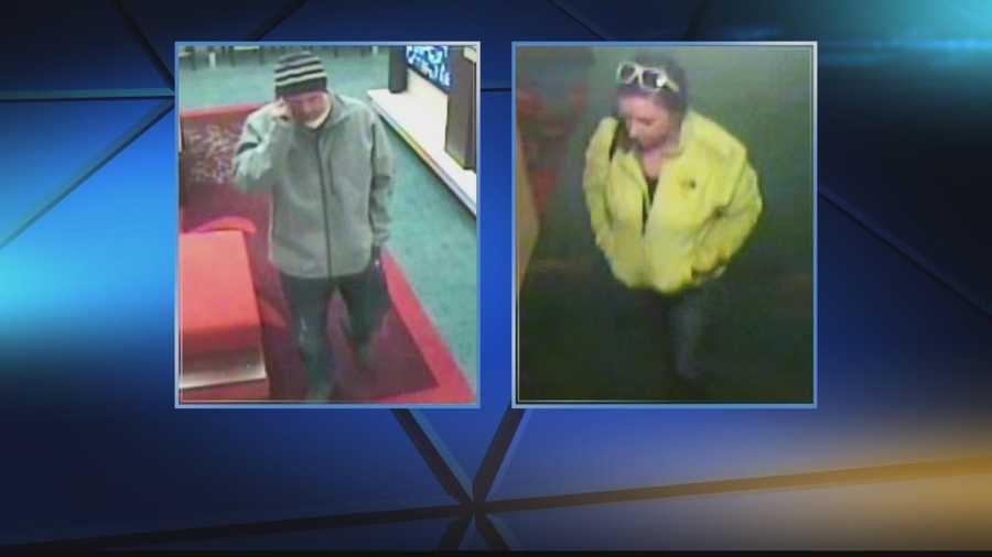 Wilkins Township police say a man and woman are accused of scheming three hotels in four days, using a similar story line each time.
