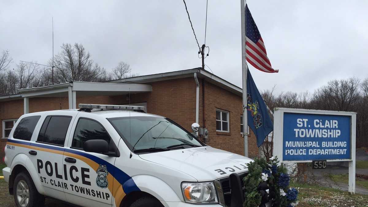 Photos Memorial for fallen St. Clair Township police officer