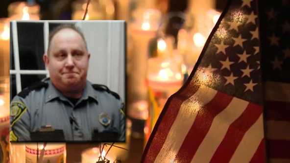 Police officers, family gather to pay respects to officer killed in ...