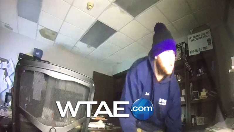 A surveillance video image of the suspect.