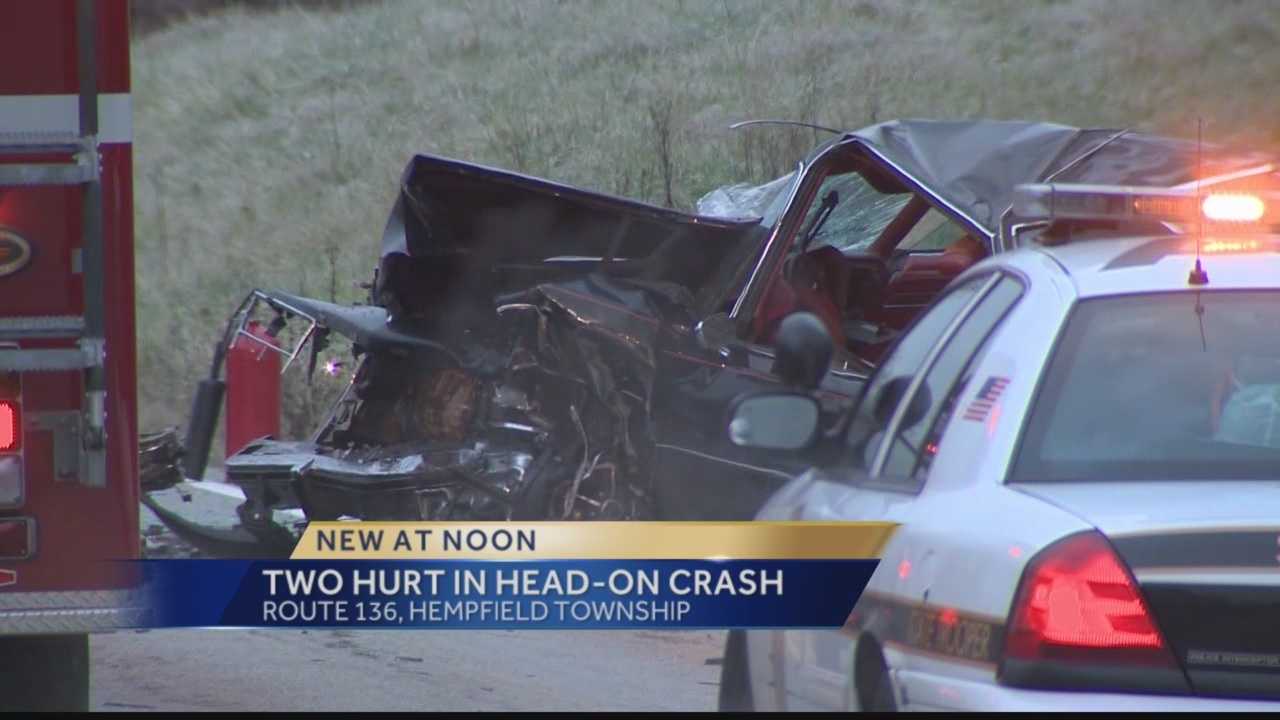 2 Hurt In Head-on Crash In Hempfield Township