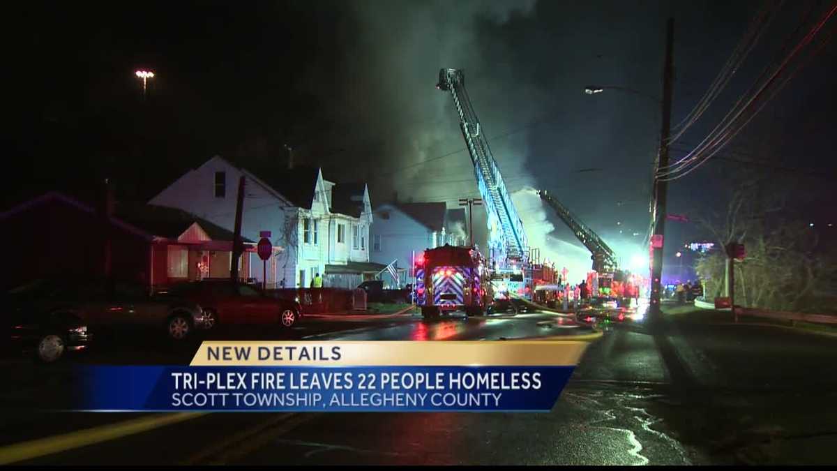 Multiple homes damaged in Scott Township fire