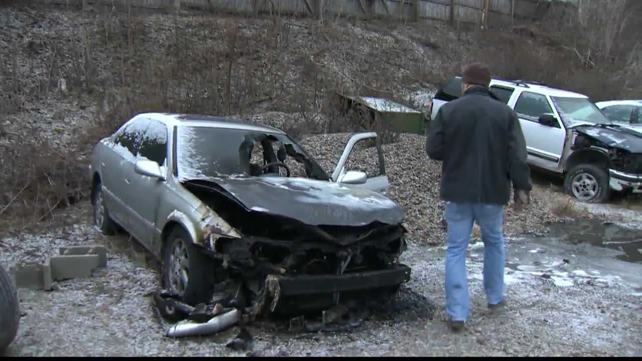 Photos: Fire Damages Several Cars On South Side Slopes Lot