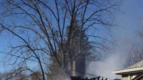 Photos: Fire destroys house in Brownsville, leaves 3 injured