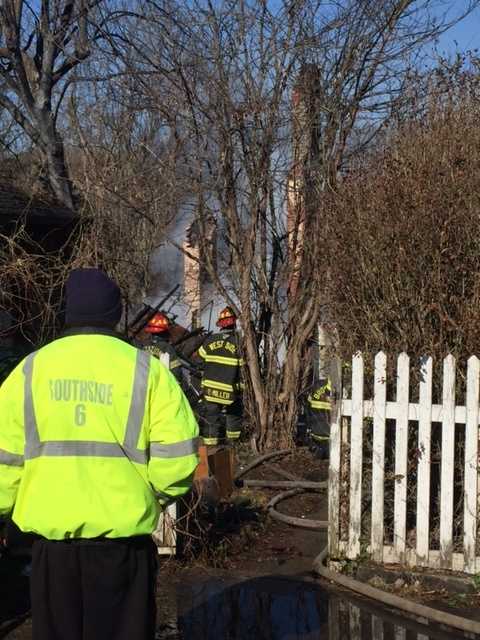 Photos: Fire Destroys House In Brownsville, Leaves 3 Injured