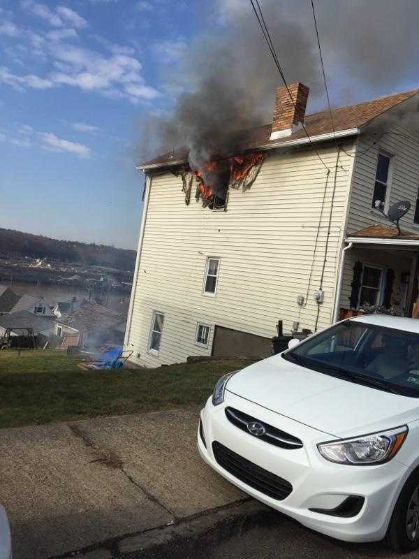 Photos: Fire tears through home in Beaver County