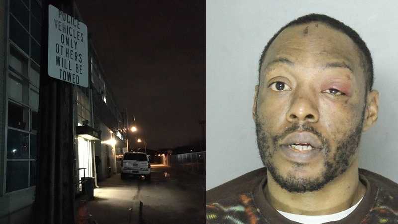 McKeesport police said Mario Tiller stole an unmarked vehicle that had been parked and left running outside the police station.