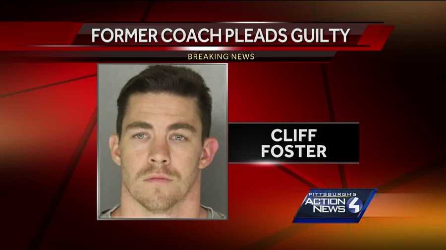 Former Pine Richland coach Cliff Foster pleaded guilty in court Wednesday. Foster was accused of having sex with a 16-year-old student while he was coaching girls basketball at the school.