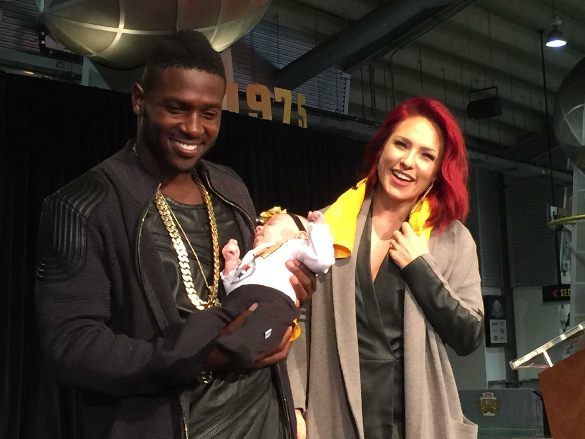 Sharna Burgess Wears Antonio Brown's Steeler Jersey to DWTS