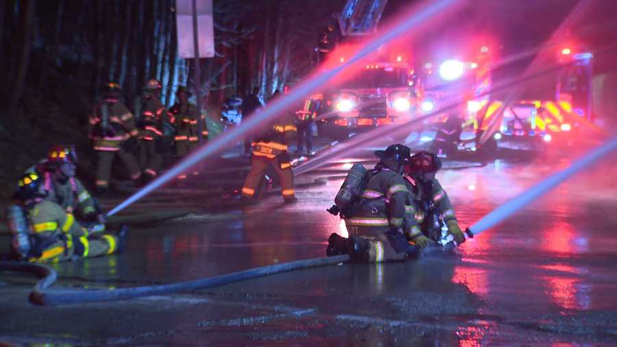 Photos: Fire tears through multiple homes in Wilkinsburg