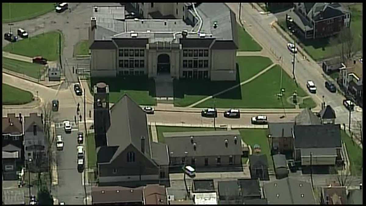 Photos: Sky 4 over police activity outside Sto-Rox High School, 1 shot ...