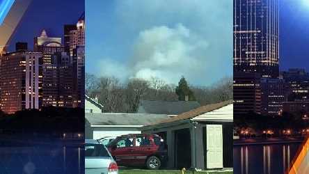 Crews battle forest fire in St. Clair Township