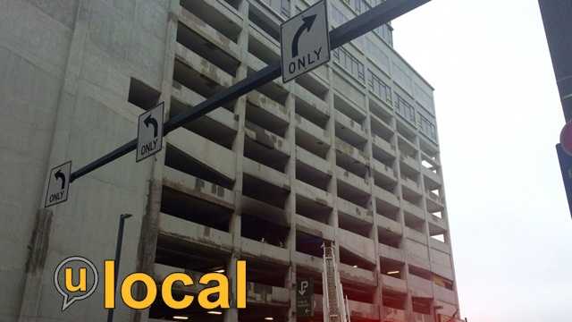 Fire Reported In Downtown Parking Garage