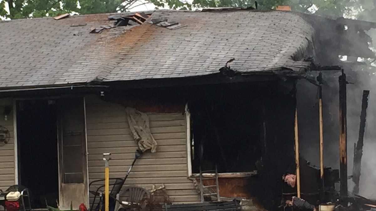 Photos: Home destroyed by fire in Washington Township
