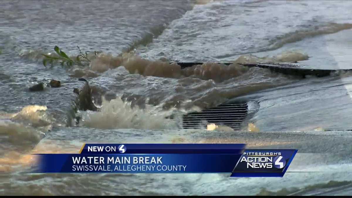 Large water main break leads to restrictions in Swissvale