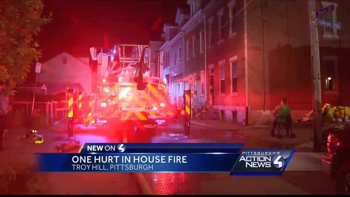 One person hurt in Troy Hill fire