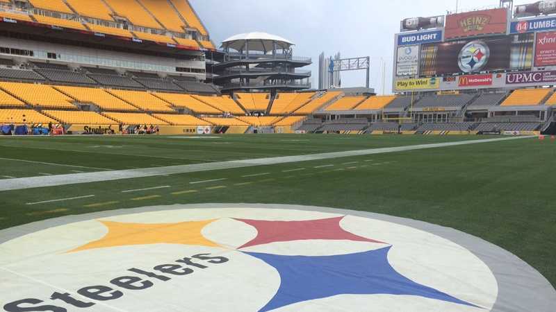 Steelers install new playing surface at Heinz Field