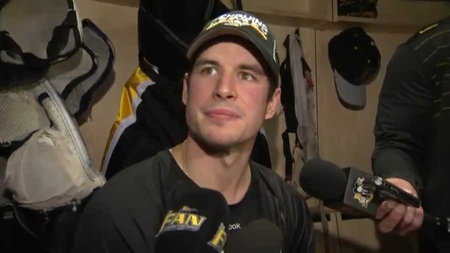 Sidney Crosby speaks to media about his concussion and when he began feeling symptoms.
