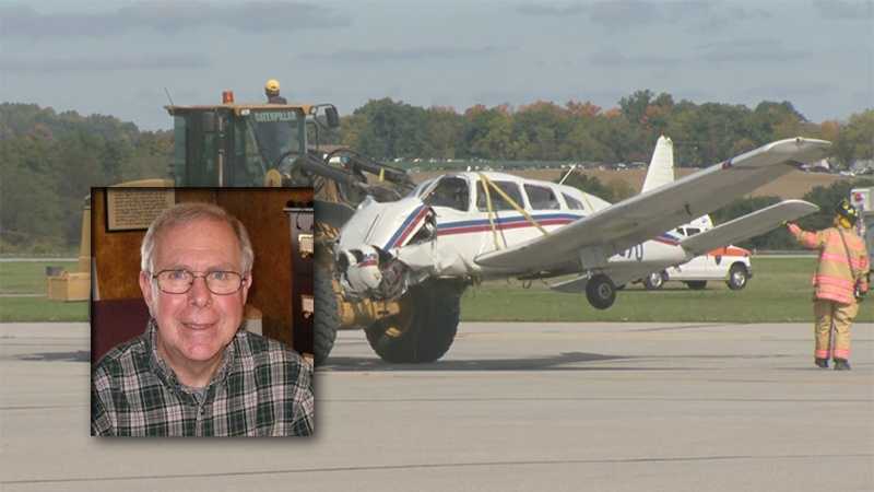 Doug Splitstone was injured when his plane crashed at Arnold Palmer Regional Airport.