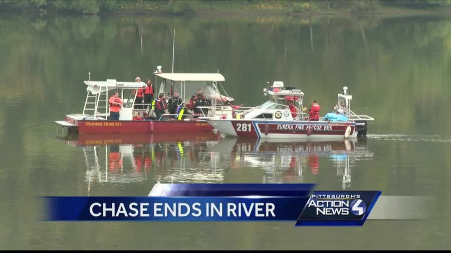 A body of a man has been recovered from the Allegheny River after he waded in following a police incident.