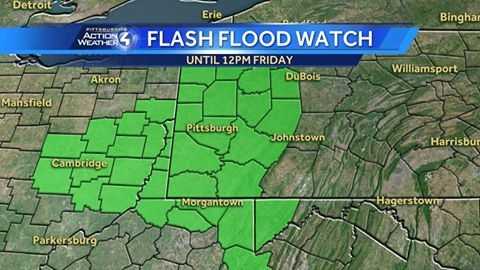 Flash Flood Watch issued for Pittsburgh region