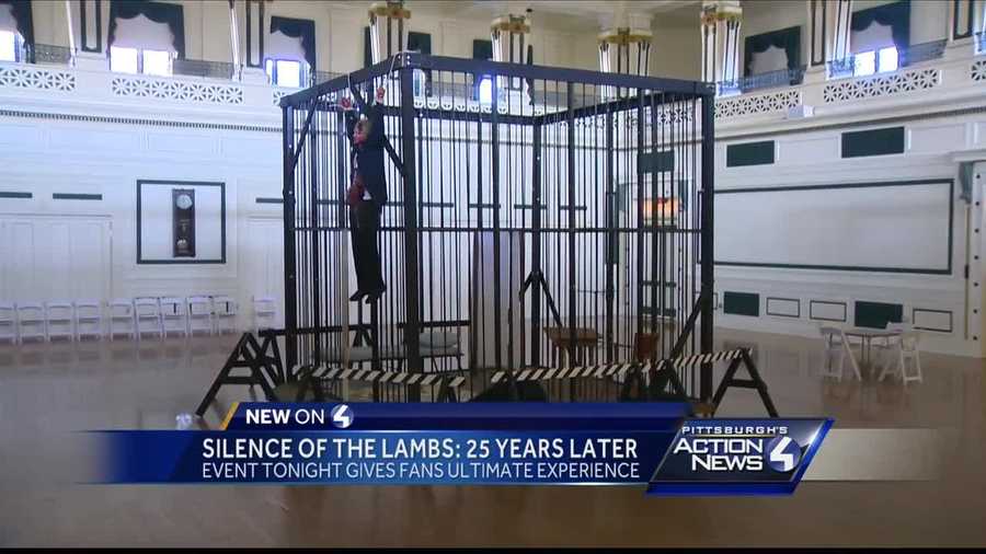 Pittsburgh's Action News 4 anchor Shannon Perrine got a look insid the famous 'Silence of the Lambs' cell filmed inside Soldiers and Sailors memorial.