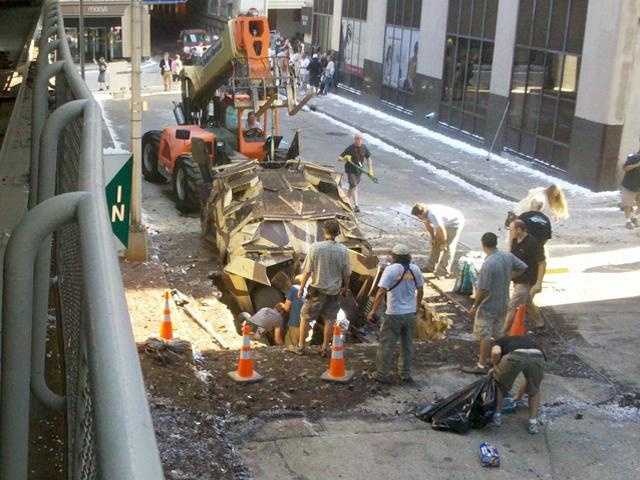 In pictures: Pittsburgh becomes Gotham for 'The Dark Knight Rises'