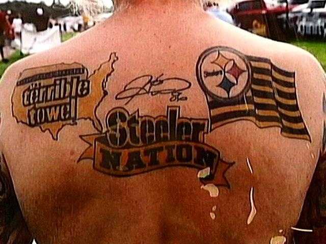Steelers tattoos Steelers Steelers fan
