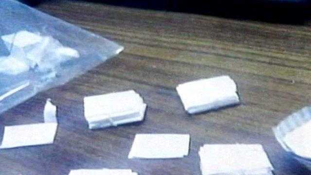 Stamp bags of heroin