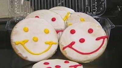 Smiley cookies from Eat'n Park