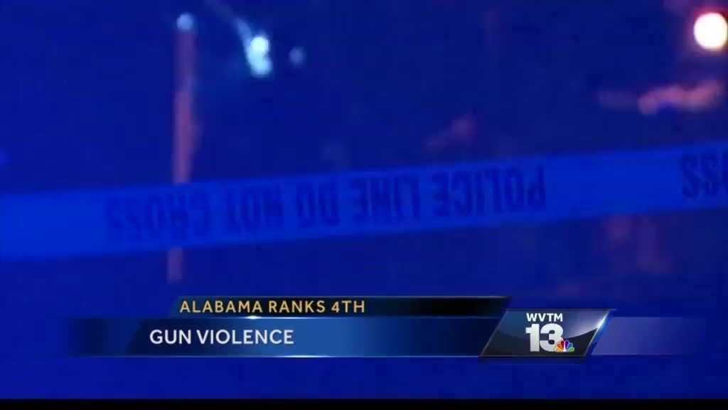 Alabama ranks in top 10 of states with worst gun violence
