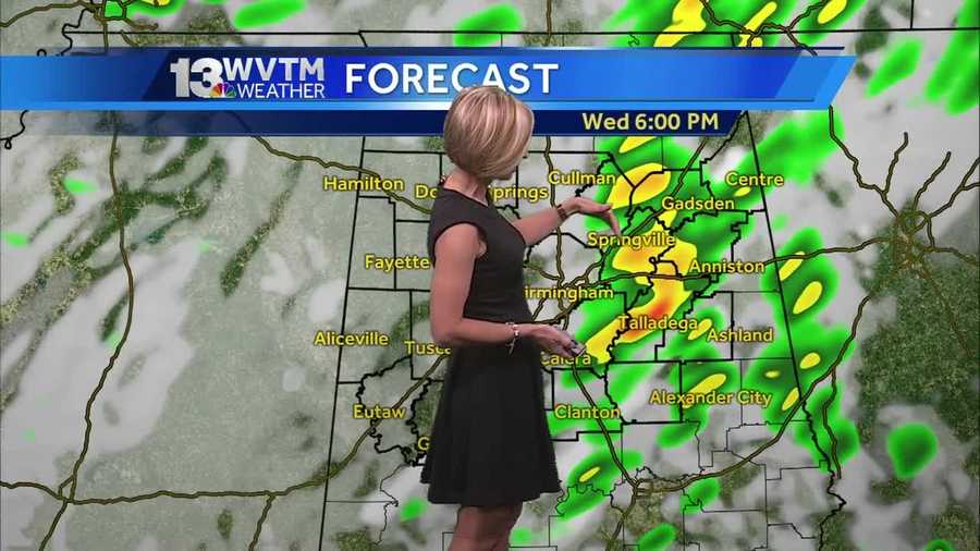 Meteorologist Stephanie Walker has the latest on the thunderstorms expected later today