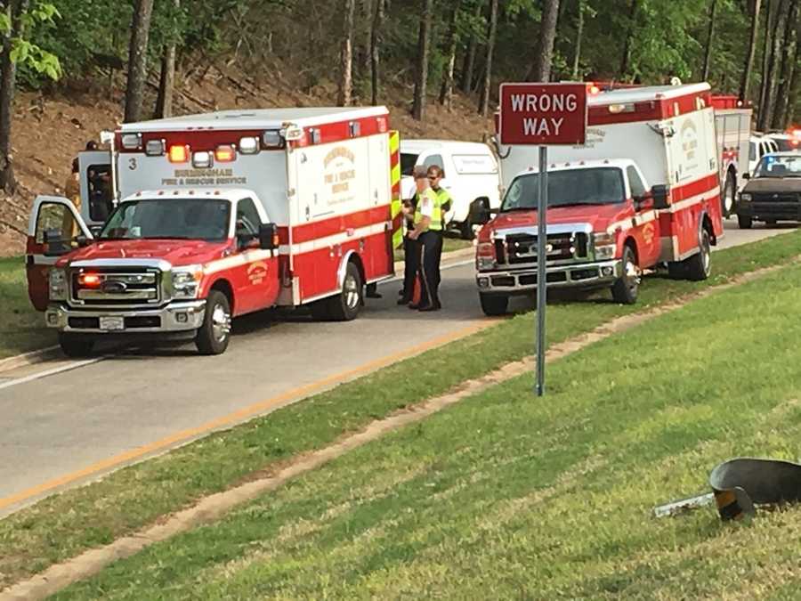 Birmingham Fire Unit in accident