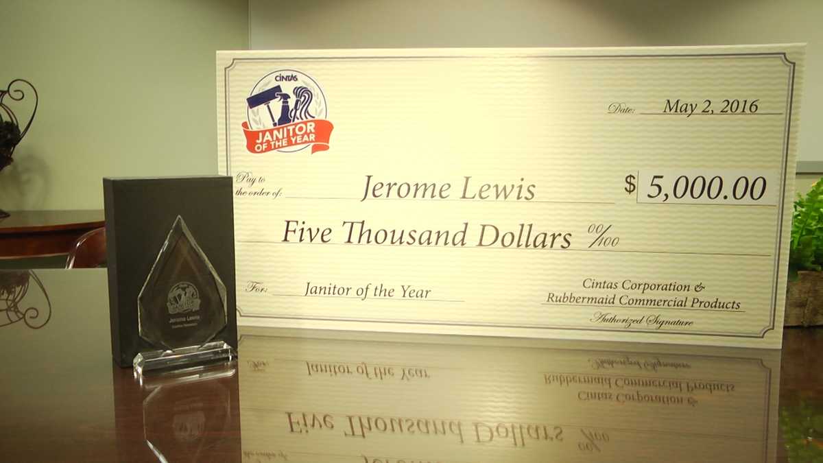 Crestline's Jerome Lewis sweeps competition for 'Janitor of Year'(02)