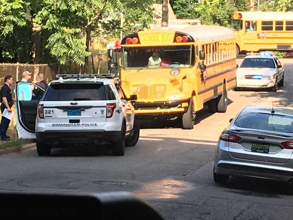 School Bus Involved In Accident