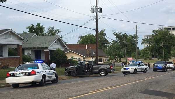 Bystander, police officer injured in Birmingham car chase
