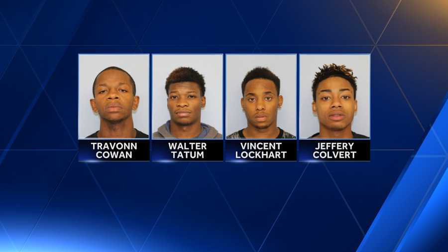 Police later found Vincent C. Lockhart, 20, Walter J. Tatum, 18, Travonn D. Cowan, 18, and Jeffrey L. Colvert Jr, 18, have been charged with robbing a Pokémon Go player in Auburn overnight.
