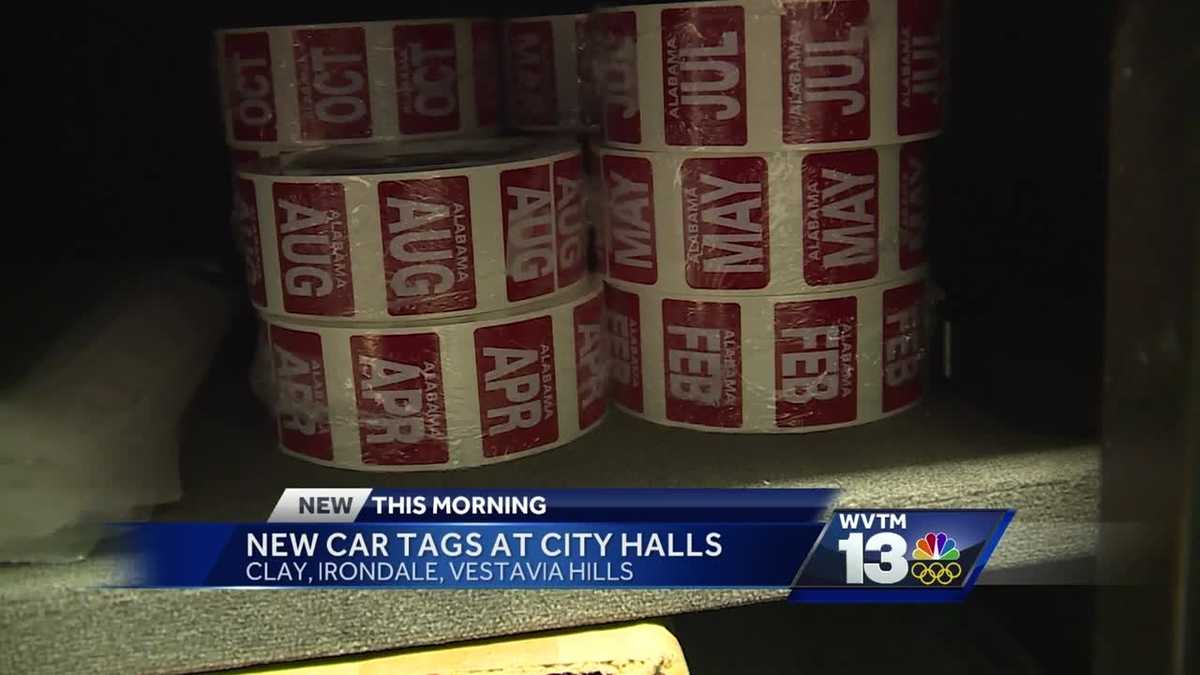 New car tags now available at some local city halls