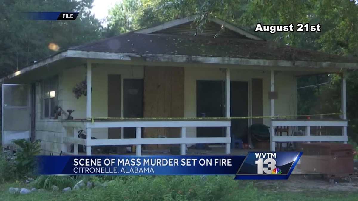 Scene of Citronelle massacre set on fire